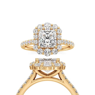 Kestrel Princess Floral Cluster Halo