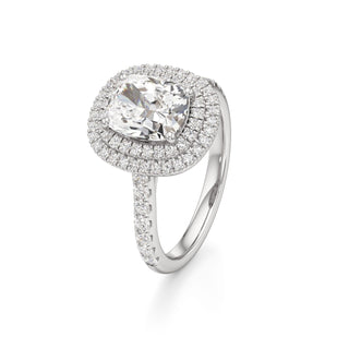 Laurel Emerald Double Halo