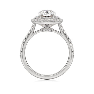 Laurel Emerald Double Halo