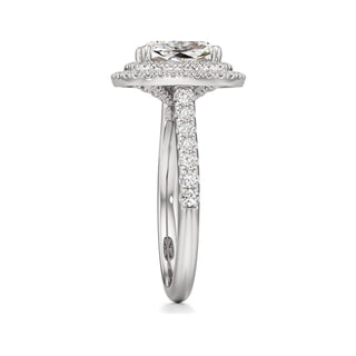 Laurel Emerald Double Halo