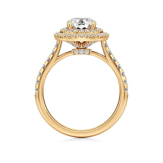 Laurel Emerald Double Halo