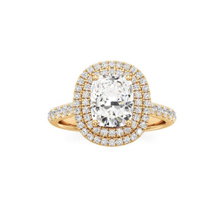 Laurel Emerald Double Halo