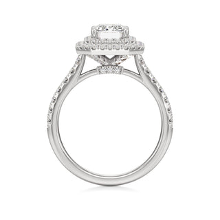 Laurel Emerald Double Halo