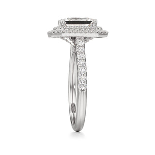 Laurel Emerald Double Halo