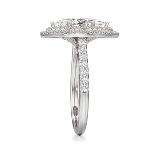 Laurel Emerald Double Halo
