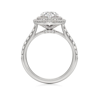 Laurel Emerald Double Halo