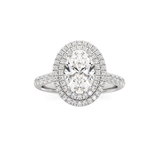 Laurel Emerald Double Halo