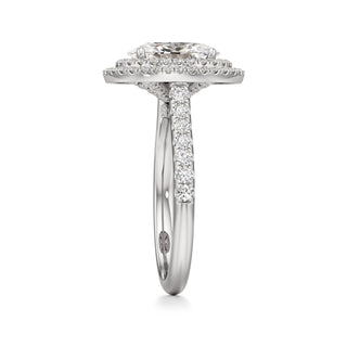 Laurel Emerald Double Halo