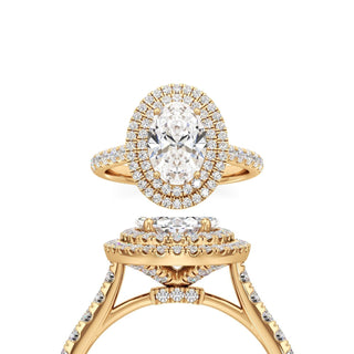 Laurel Oval Double Halo