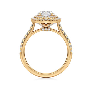 Laurel Emerald Double Halo