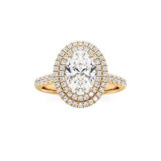 Laurel Emerald Double Halo