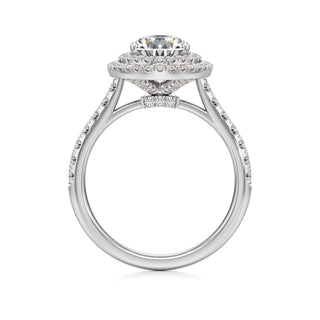 Laurel Emerald Double Halo