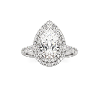 Laurel Emerald Double Halo
