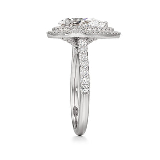 Laurel Emerald Double Halo
