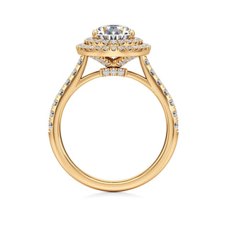 Laurel Emerald Double Halo
