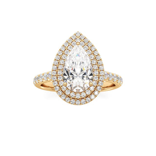Laurel Emerald Double Halo