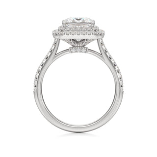 Laurel Emerald Double Halo