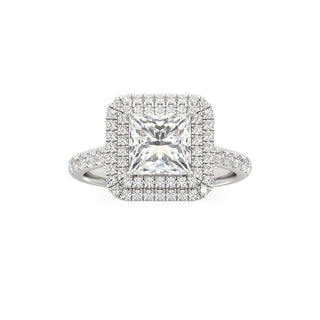 Laurel Emerald Double Halo