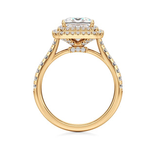 Laurel Emerald Double Halo