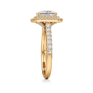 Laurel Emerald Double Halo