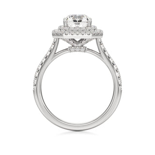 Laurel Emerald Double Halo