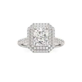 Laurel Emerald Double Halo