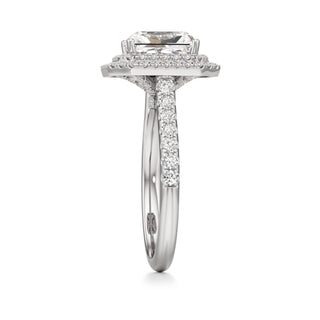 Laurel Emerald Double Halo