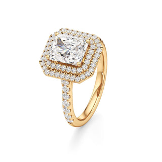 Laurel Emerald Double Halo