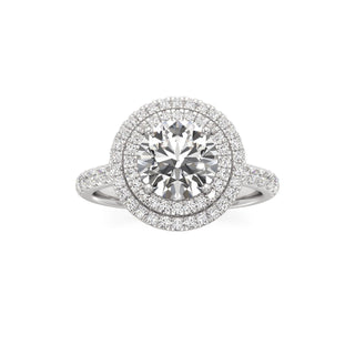 Laurel Emerald Double Halo