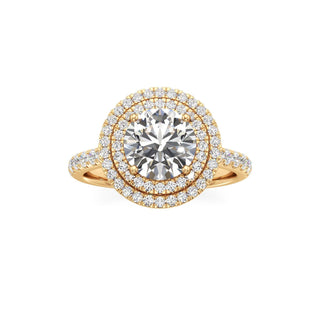 Laurel Emerald Double Halo