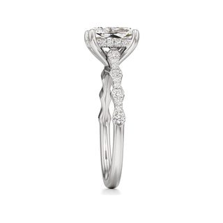 Liana Pear Station Diamond Band