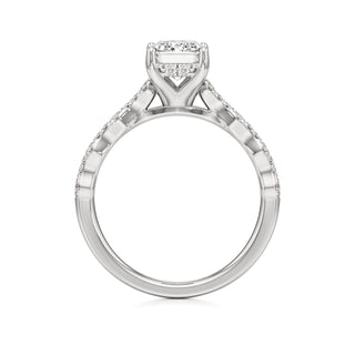 Liana Pear Station Diamond Band