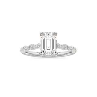 Liana Pear Station Diamond Band