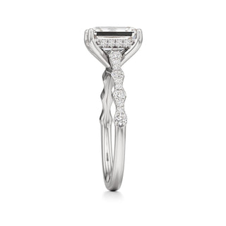 Liana Pear Station Diamond Band