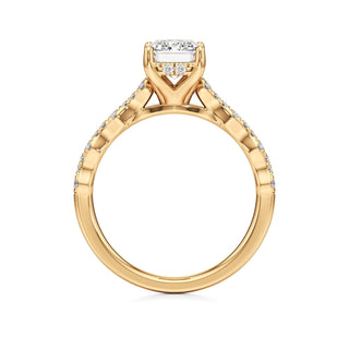 Liana Pear Station Diamond Band