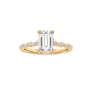 Liana Pear Station Diamond Band
