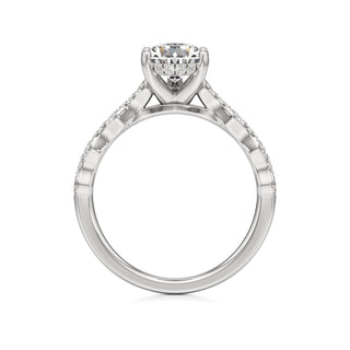 Liana Pear Station Diamond Band