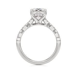 Liana Pear Station Diamond Band