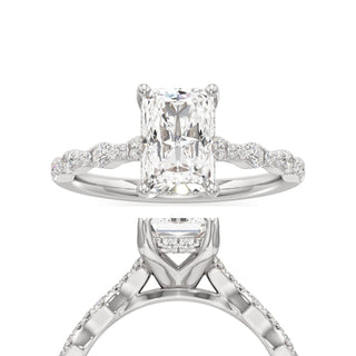 Liana Pear Station Diamond Band