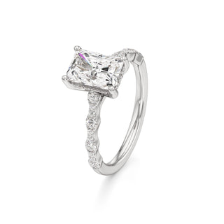 Liana Pear Station Diamond Band