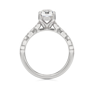 Liana Pear Station Diamond Band