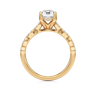 Liana Pear Station Diamond Band