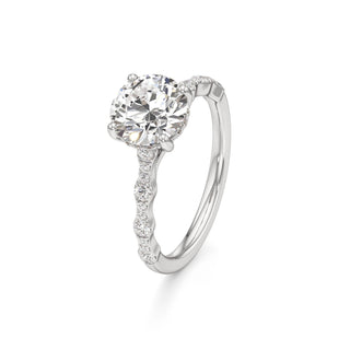 Liana Pear Station Diamond Band