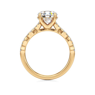 Liana Pear Station Diamond Band