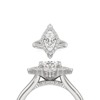 Lilac Marquise Kite Halo