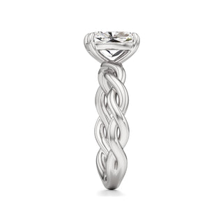 Linda Elongated Cushion Twisted Knot Band