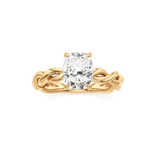 Linda Elongated Cushion Twisted Knot Band
