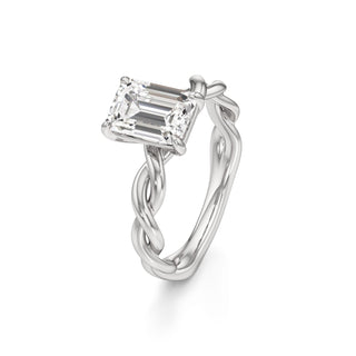 Linda Elongated Cushion Twisted Knot Band