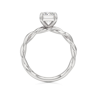 Linda Elongated Cushion Twisted Knot Band