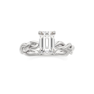 Linda Elongated Cushion Twisted Knot Band
